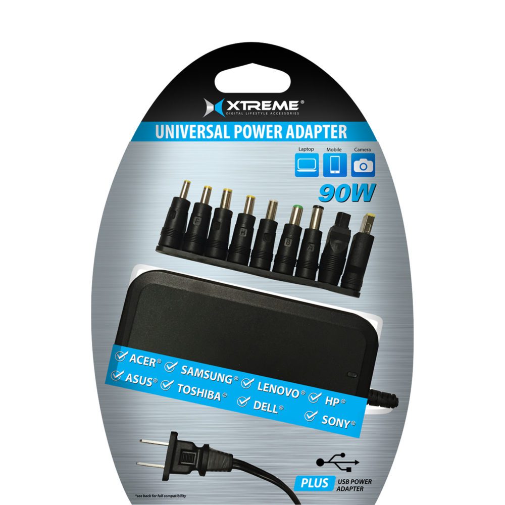 90W Universal Power Adapter | Xtreme Cables