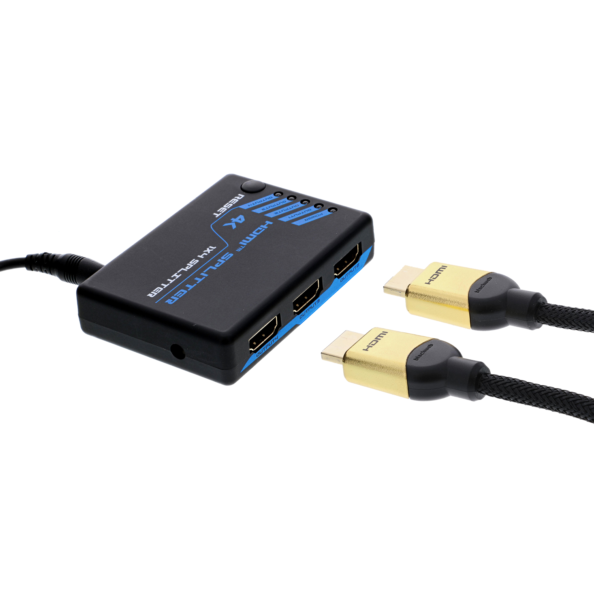 4-Port HDMI Splitter - Xtreme Cables
