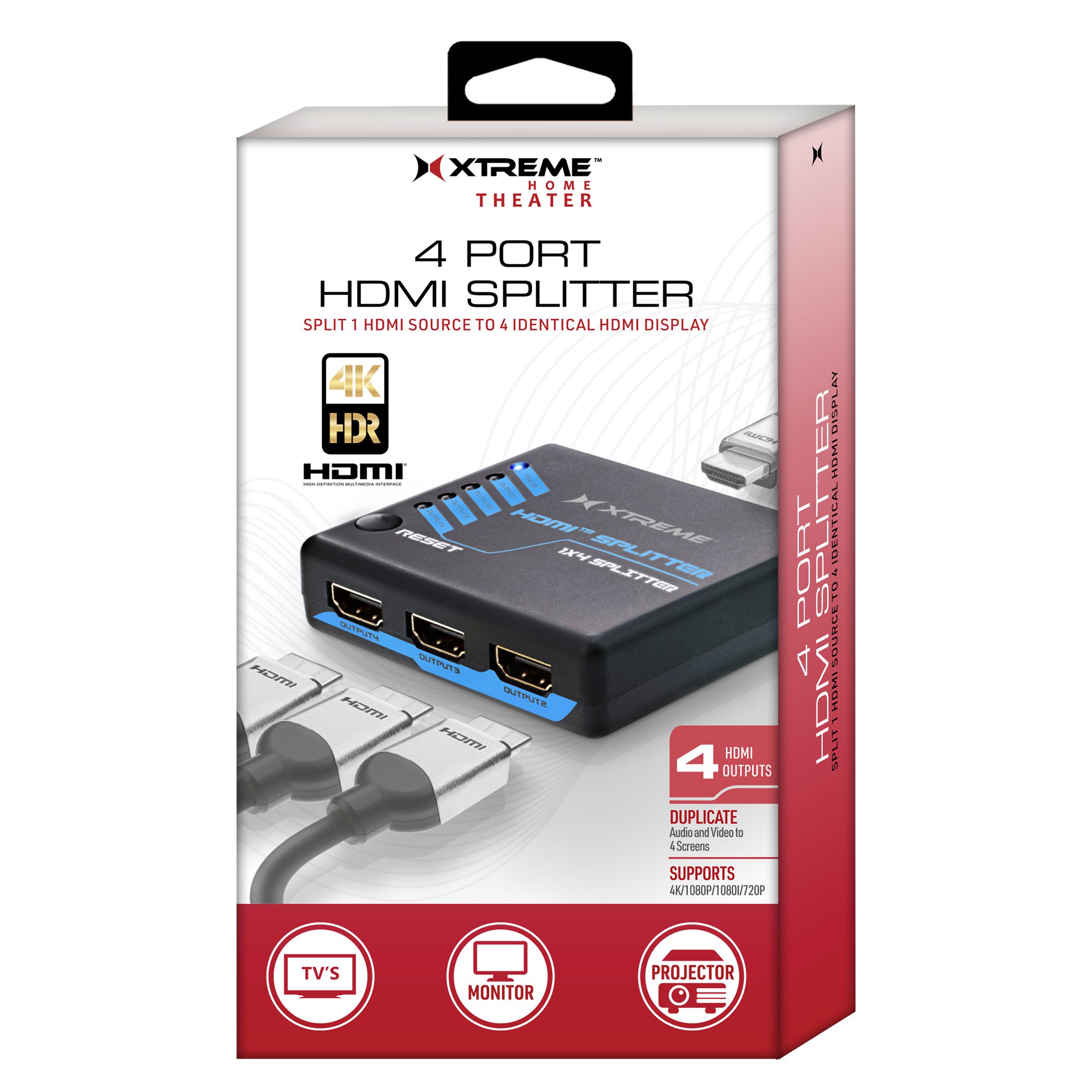 4K 2-Port HDMI Splitter