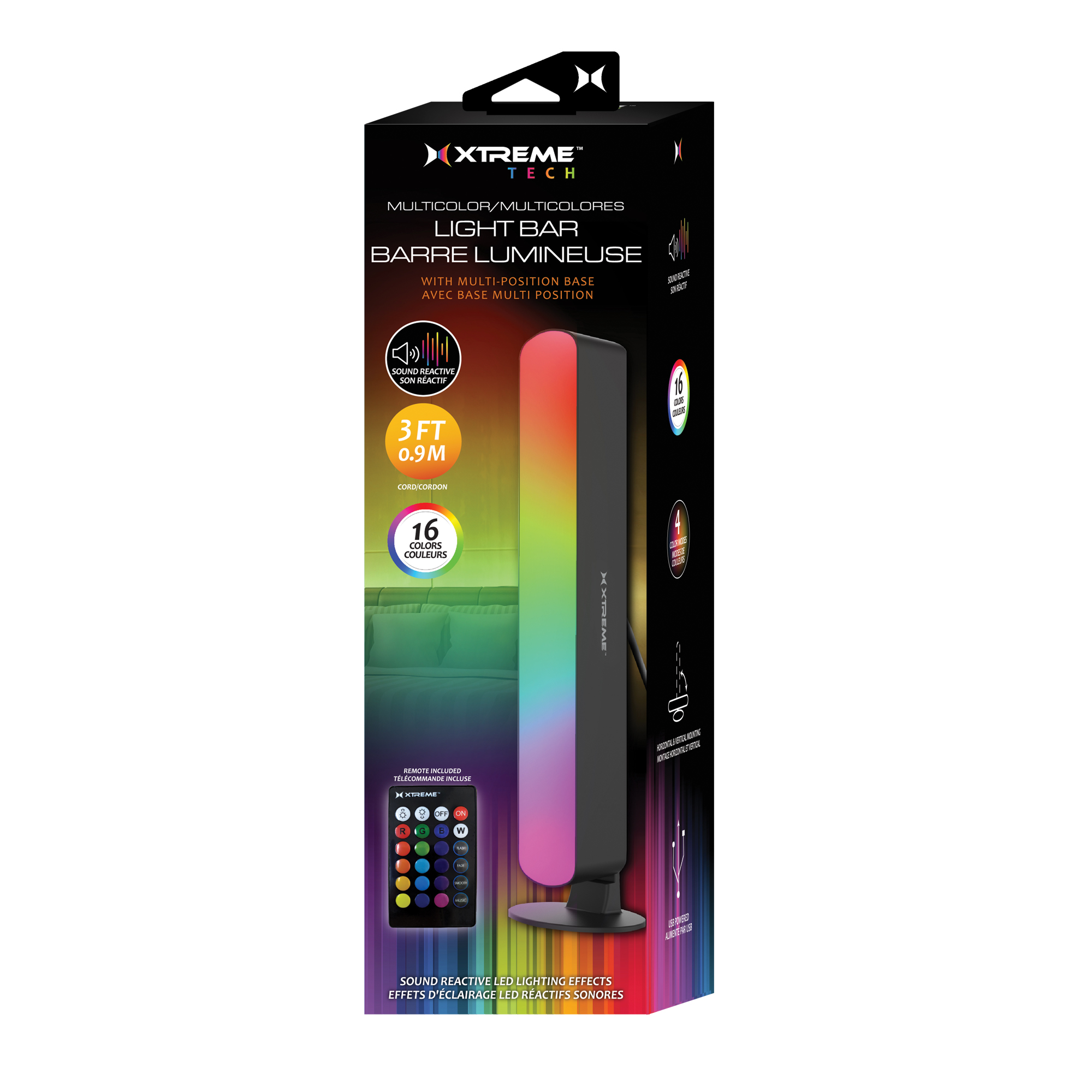 Sound Reactive Multi-Color Light Bar