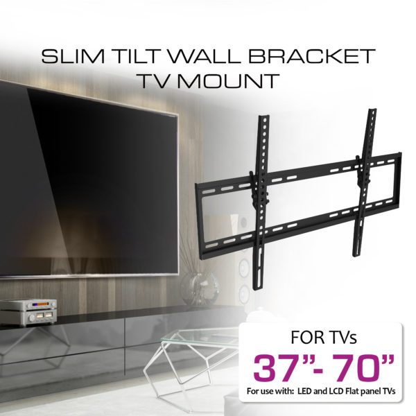 XMB1-0125-BLK_Slim Tilt TV Mount-2