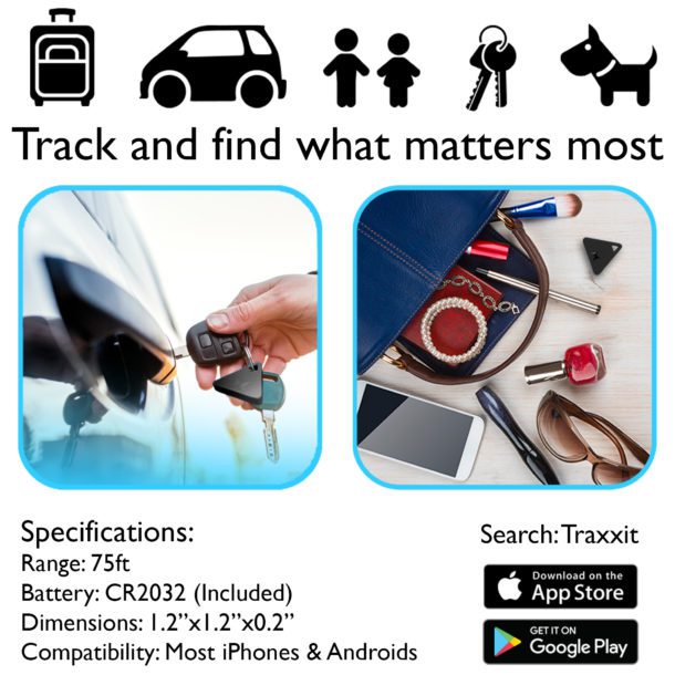 Xtreme Traxx It Bluetooth Key Finder And Tracker Reviews Traxx It Bluetooth Tracker - Xtreme Cables