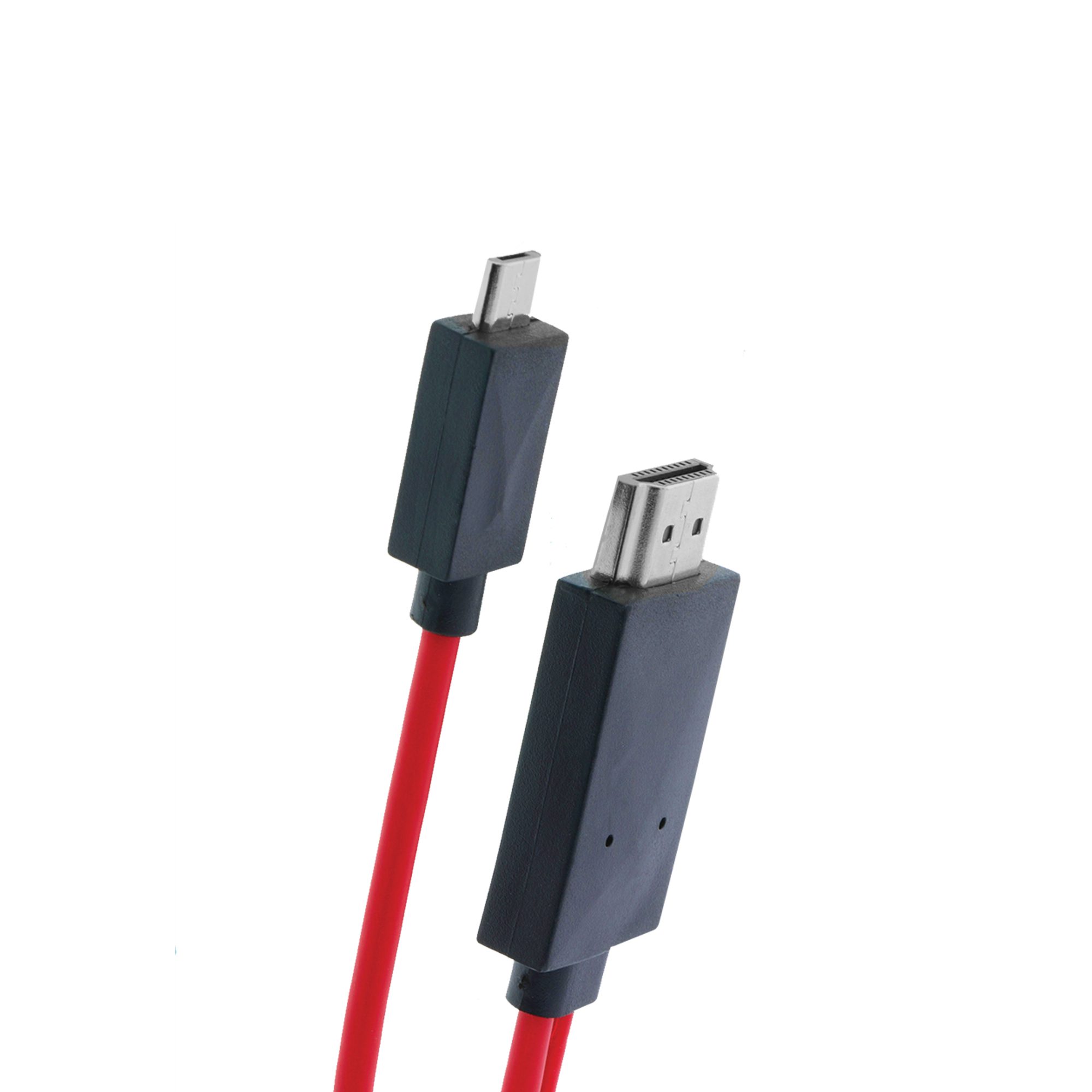 micro usb to hdmi cable connection 