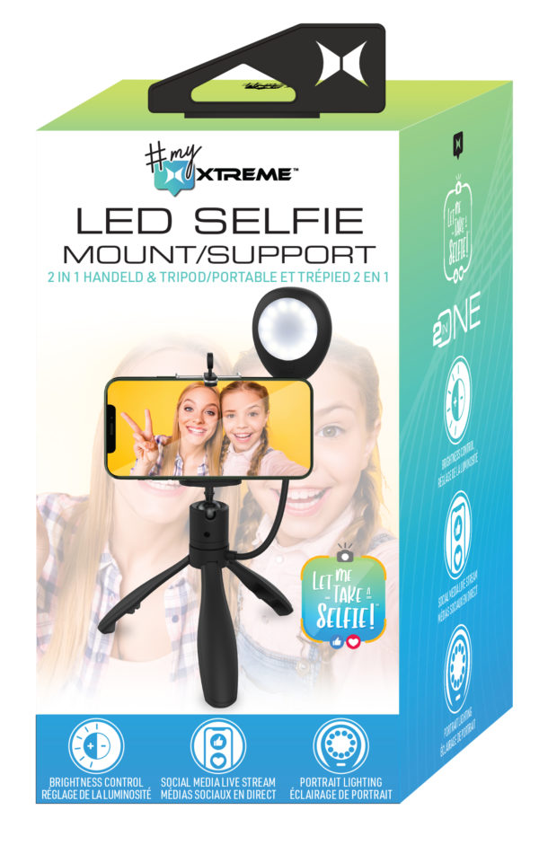 XCA2-1019-BLK Selfie Studio Mini Light Stand MOCKUP