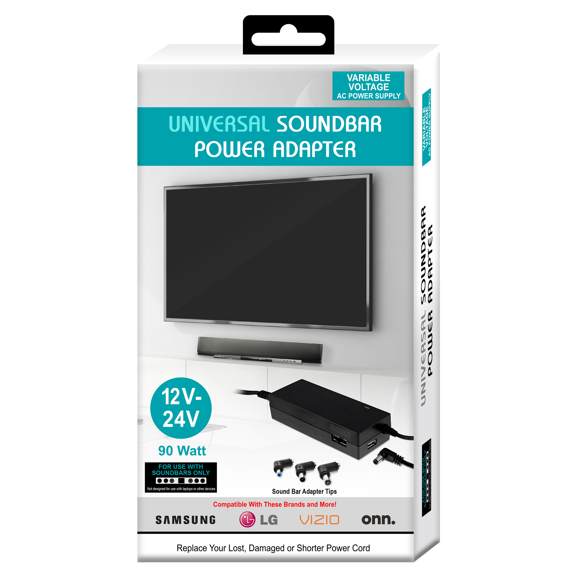 Universal Soundbar Power Adapter Cables