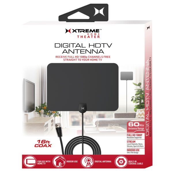 XHV1-1058-BLK DIGITAL HDTV ANTENNA 5