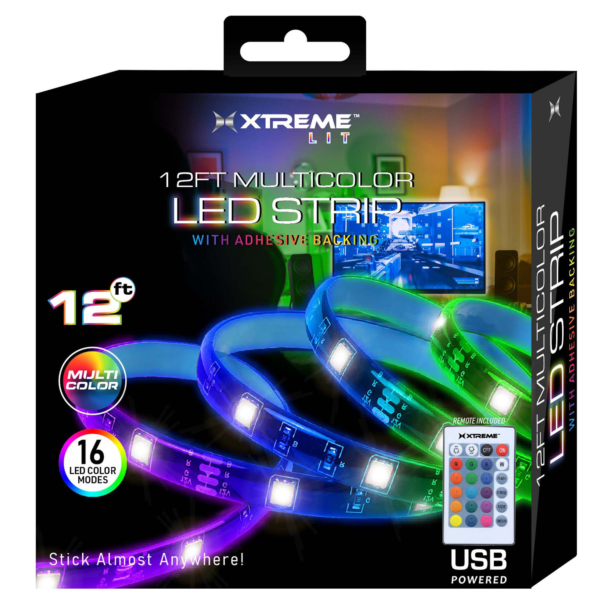 1 x RAW Customer Returns 2M LED Strip, Tasmor Multicolor USB LED Strip –  Jobalots Europe